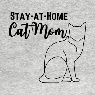 Stay-At-Home Cat Mom T-Shirt